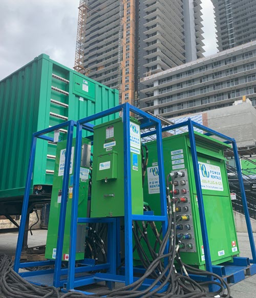 Generator and distribution equipment